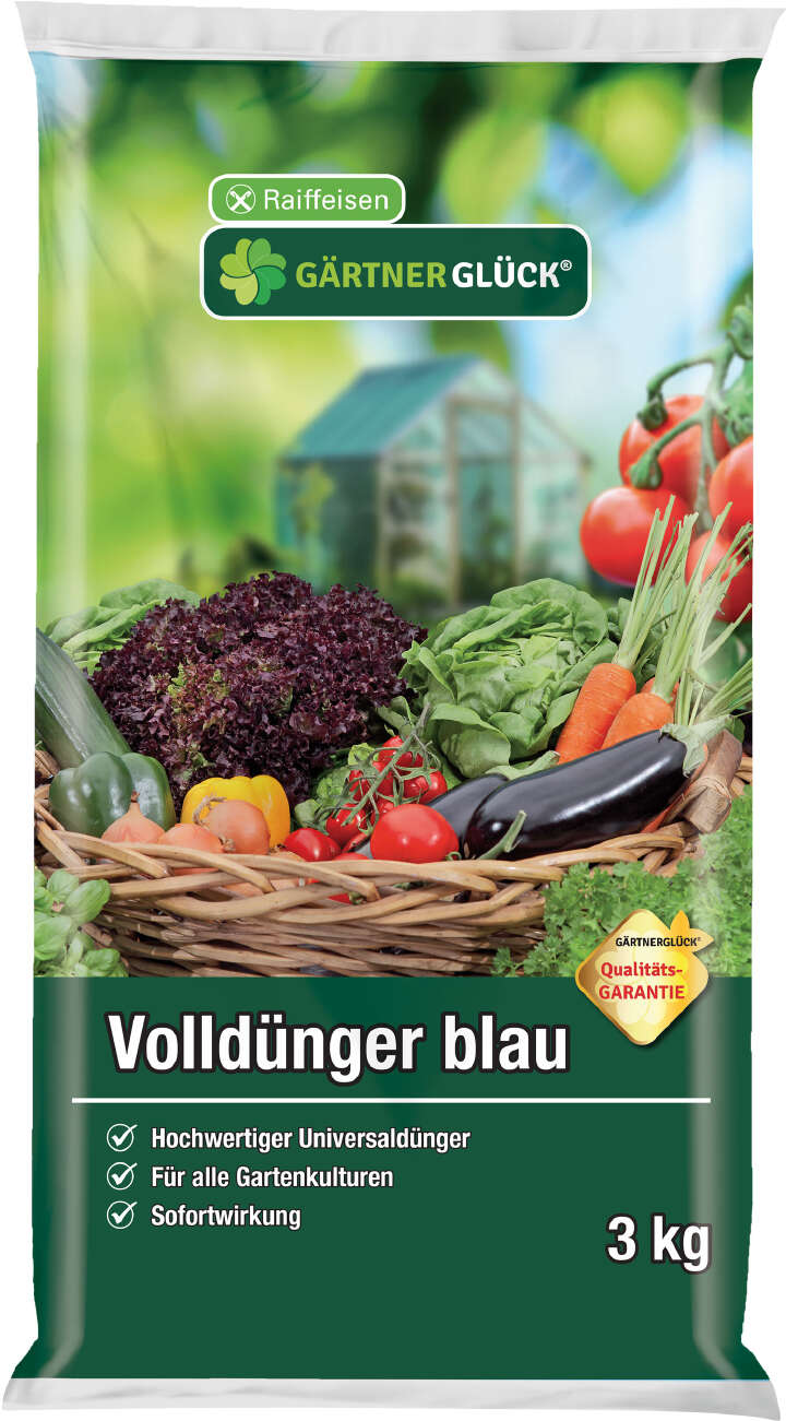 GÄRTNERGLÜCK Volldünger blau